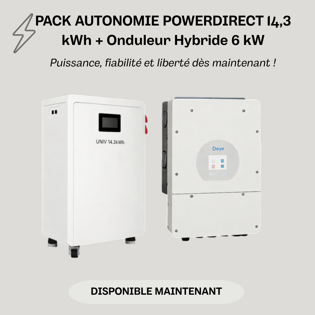 EASYWAY AUTONOMY PACK 14.3 kWh + 6 kW Hybrid Inverter 